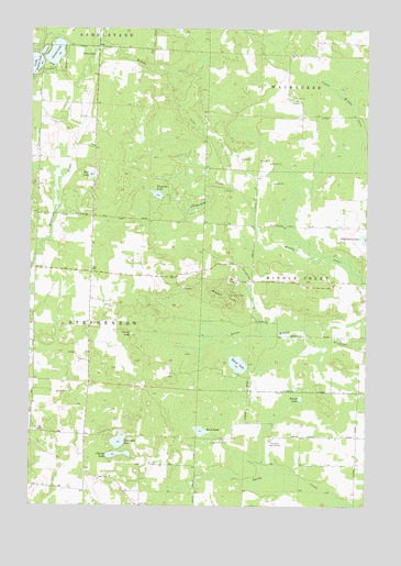 Mount Tom, WI USGS Topographic Map