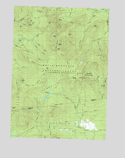 Mount Tripyramid, NH USGS Topographic Map