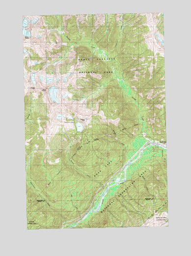 Mount Triumph, WA USGS Topographic Map