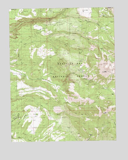Mount Tukuhnikivatz, UT USGS Topographic Map