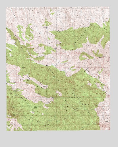 Mount Turnbull, AZ USGS Topographic Map
