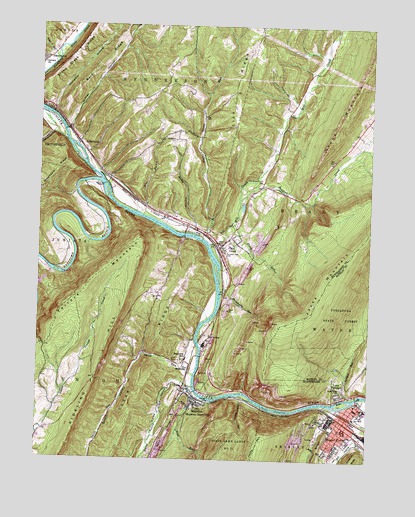 Mount Union, PA USGS Topographic Map