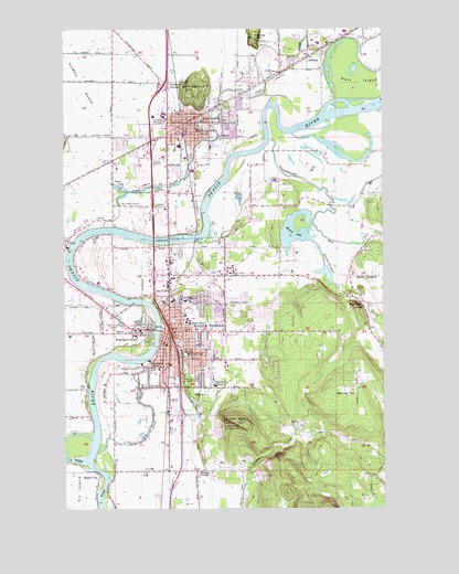 Mount Vernon, WA USGS Topographic Map