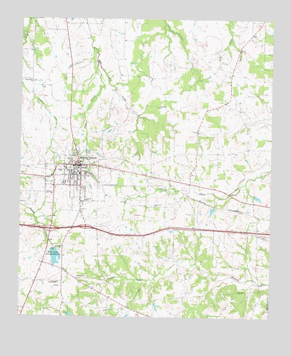Mount Vernon, TX USGS Topographic Map