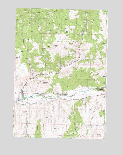 Mount Vernon, OR USGS Topographic Map