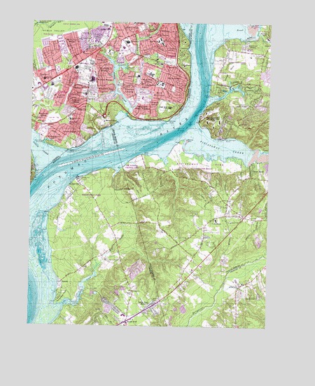 Mount Vernon, VA USGS Topographic Map