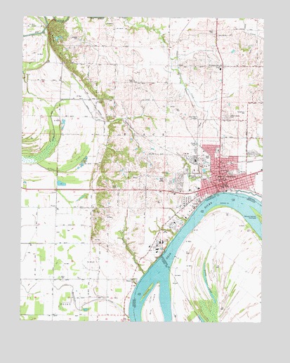 Mount Vernon, IN USGS Topographic Map