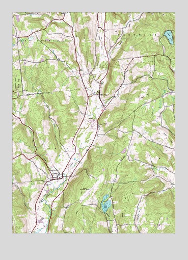 Mount Vision, NY USGS Topographic Map