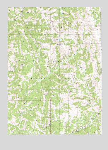 Mount Wagner, WY USGS Topographic Map