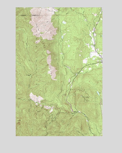 Mount Walker, WA USGS Topographic Map