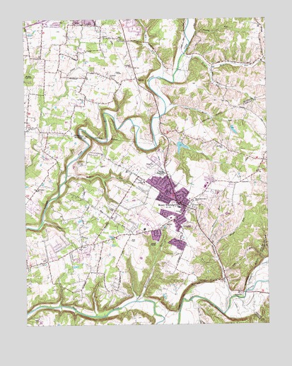 Mount Washington, KY USGS Topographic Map