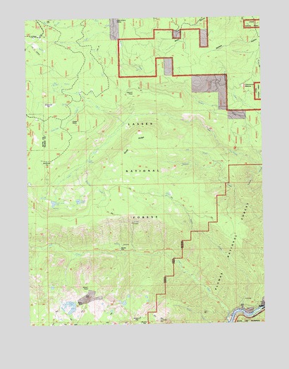 Belden, CA USGS Topographic Map