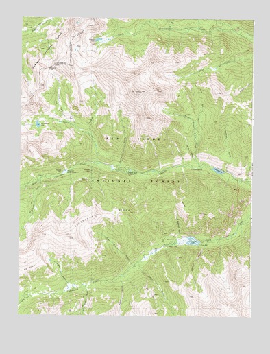 Mount Yale, CO USGS Topographic Map