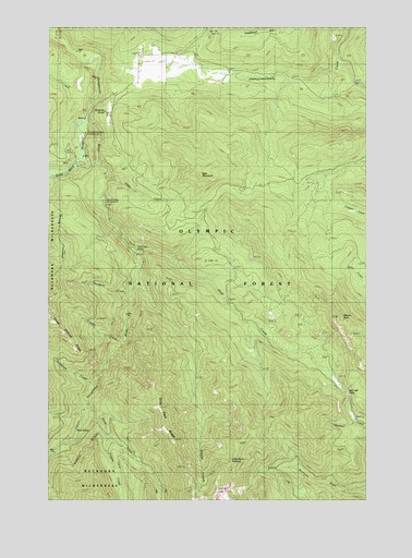Mount Zion, WA USGS Topographic Map