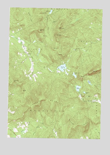 Mount Zircon, ME USGS Topographic Map