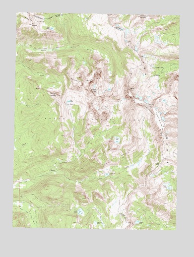 Mount Zirkel, CO USGS Topographic Map