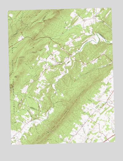 Mountain Falls, VA USGS Topographic Map