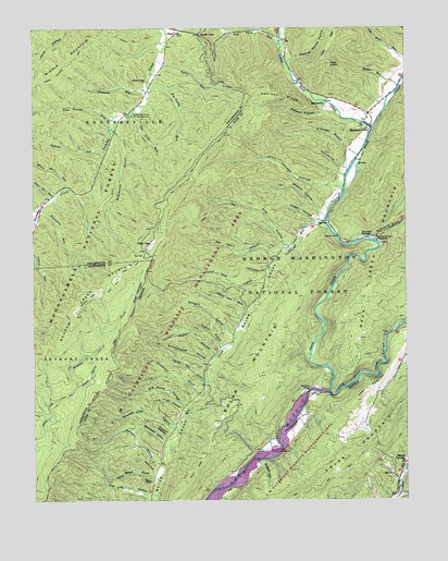 Mountain Grove, VA USGS Topographic Map