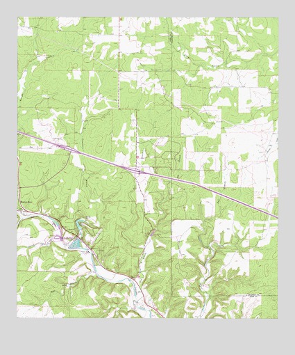 Mountain Home, TX USGS Topographic Map