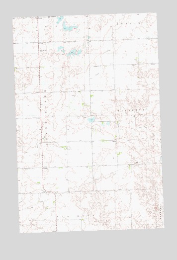 Belden SE, ND USGS Topographic Map