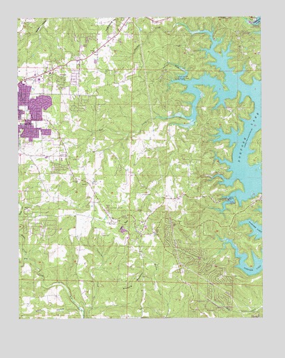 Mountain Home East, AR USGS Topographic Map