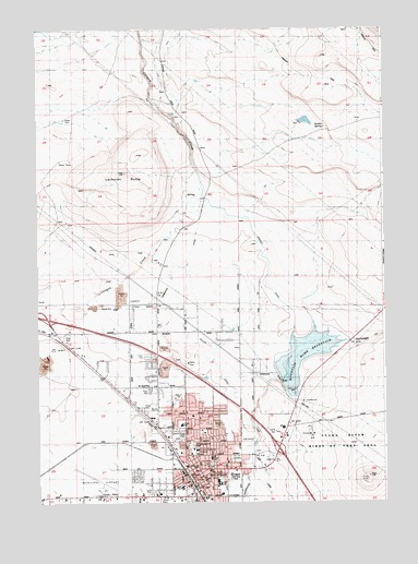 Mountain Home North, ID USGS Topographic Map