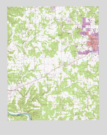 Mountain Home West, AR USGS Topographic Map