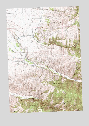 Mountain House, MT USGS Topographic Map