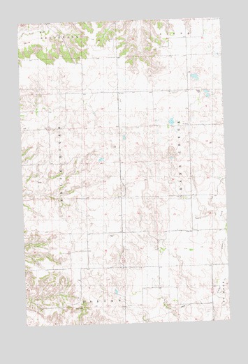 Belden SW, ND USGS Topographic Map
