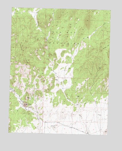Mountain Spring Peak, UT USGS Topographic Map