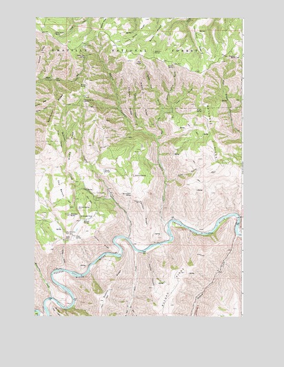 Mountain View, WA USGS Topographic Map