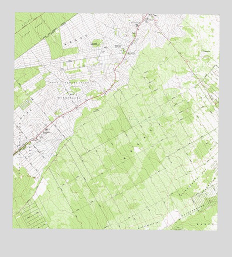 Mountain View, HI USGS Topographic Map