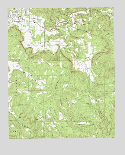 Mountain View, AR USGS Topographic Map