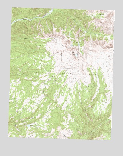 Mountain View Crest, CO USGS Topographic Map