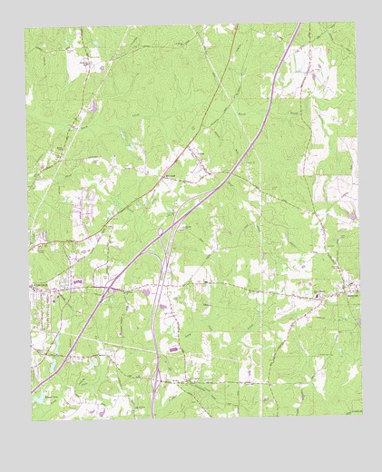 Mountville, GA USGS Topographic Map