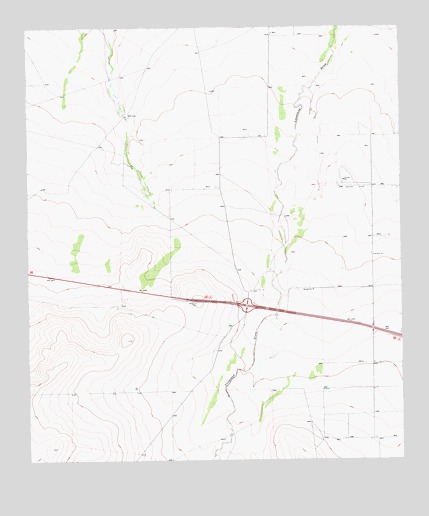 Belding NW, TX USGS Topographic Map