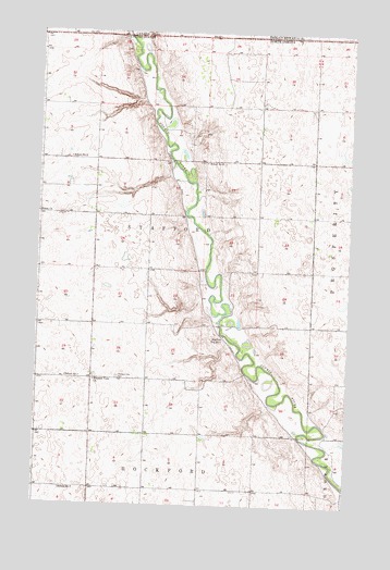 Mouse River Park NW, ND USGS Topographic Map