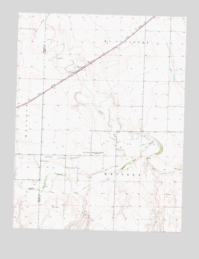 Mouth of Lake Creek, KS USGS Topographic Map