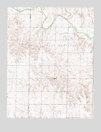 Mouth of Wild Horse Creek, KS USGS Topographic Map