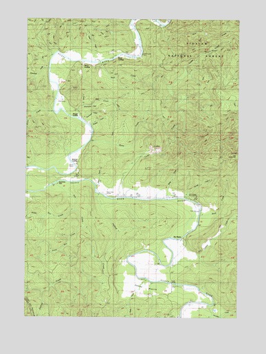 Mowrey Landing, OR USGS Topographic Map