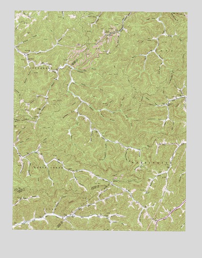 Mud, WV USGS Topographic Map