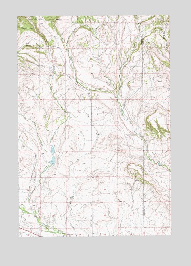 Mud Creek, MT USGS Topographic Map