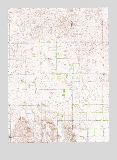 Mud Creek, NE USGS Topographic Map