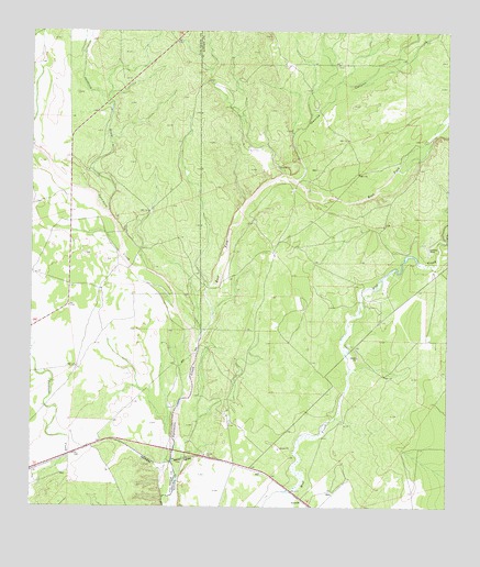 Mud Creek North, TX USGS Topographic Map