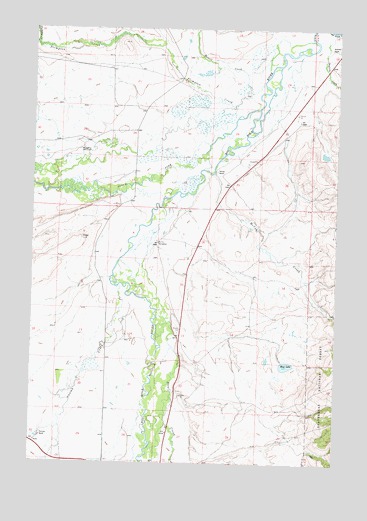 Mud Lake, MT USGS Topographic Map