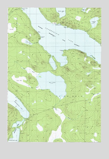 Mud Pond, ME USGS Topographic Map