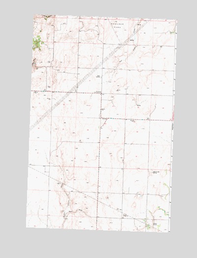 Mud Spring, WA USGS Topographic Map