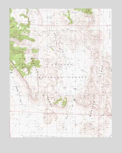Mud Spring, NV USGS Topographic Map