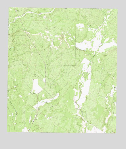Mud Springs, TX USGS Topographic Map