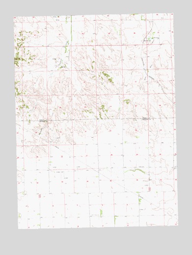 Mud Springs, NE USGS Topographic Map